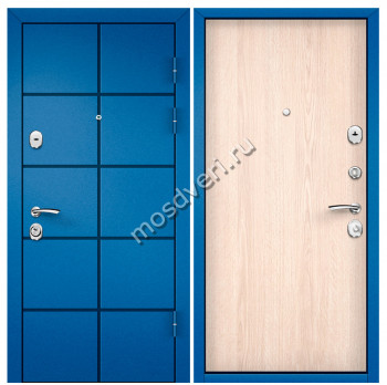 Синие входные двери в квартиру SVK-34 - купить от производителя Мосдвери Синие входные двери в квартиру SVK-34